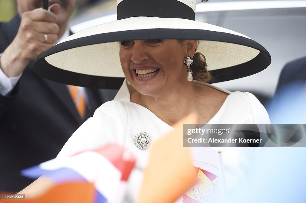 King Willem-Alexander And Queen Maxima Of The Netherlands Visit Lower-Saxony