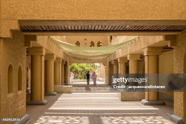 street in diplomatic quarter, riyadh, saudi arabia - riad stock pictures, royalty-free photos & images