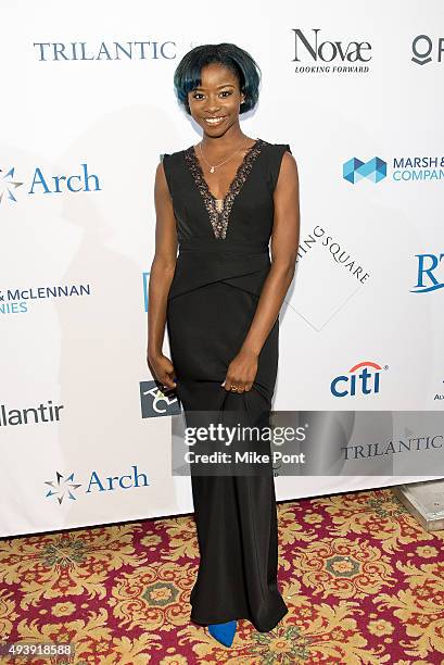 Alexis Stewart, daughter of fallen NYPD Detective Dillon Stewart, attends the Answer the Call 30th Anniversary Gala at The Waldorf Astoria on October...