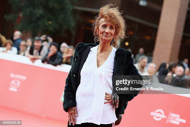 Anna Mazzamauro attends a red carpet for 'Fantozzi' during the 10th Rome Film Fest on October 23, 2015 in Rome, Italy.