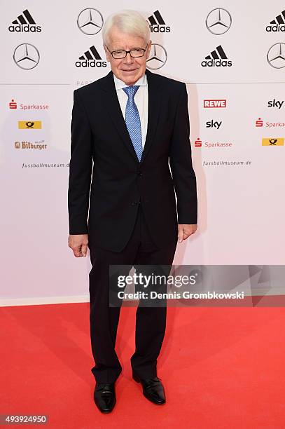 Reinhard Rauball arrives for the Opening Gala of the German Football Museum on October 23, 2015 in Dortmund, Germany.