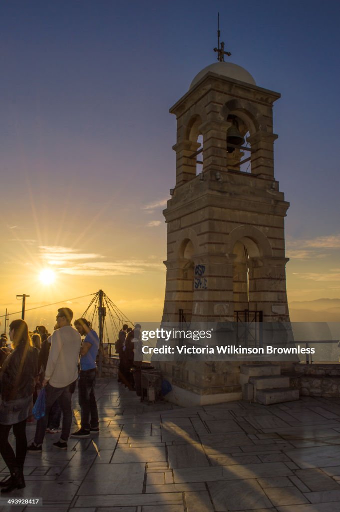 Sunset at Lycabettus Hill, Athens