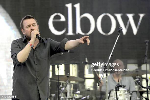 Guy Garvey of Elbow performs during the Saquatch! Music Festival at the Gorge Amphitheater on May 25, 2014 in George, Washington.