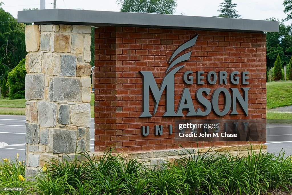 George Mason University 팻말