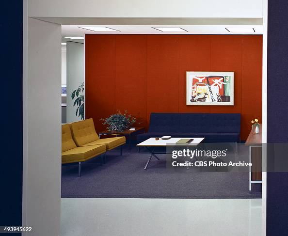 Interiors and offices of CBS headquarters, , 51 West 52 Street, New ...