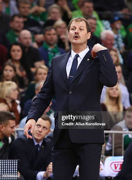 Coach Zalgiris 64 Lithuania Gintaras Krapikas Photos & High Res Pictures - Getty Images