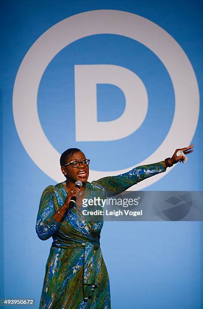 Ohio State Senator Nina Turner speaks during the Democratic National Committee 22nd Annual Women's Leadership Forum National Issues Conference at...