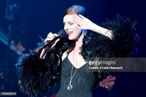 British singer Lisa Stansfield performs live during a concert at the Admiralspalast on May 26, 2014 in Berlin, Germany.