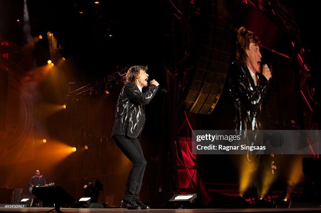 The Rolling Stones Perform  at Telenor Arena Oslo