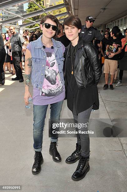 Tegan & Sara And TD Music Come Together at Roy Thomson Hall on May 26, 2014 in Toronto, Canada.