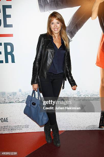 Actress Elodie Fontan attends "Amour Sur Place" Paris Premiere at Cinema Gaumont Capucine on May 26, 2014 in Paris, France.