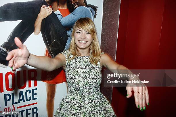 Aude Pepin attends "Amour Sur Place" Paris Premiere at Cinema Gaumont Capucine on May 26, 2014 in Paris, France.