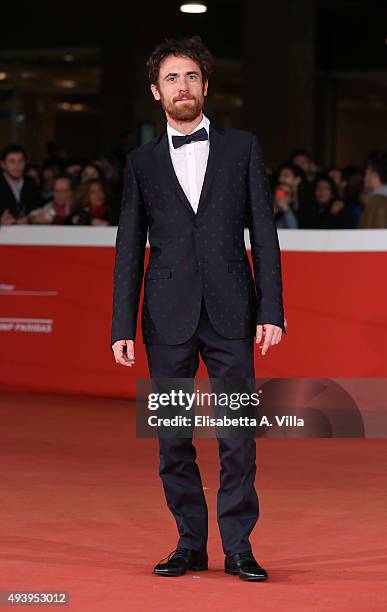 Elio Germano attends the red carpet for 'Alaska' during the 10th Rome Film Fest at Auditorium Parco Della Musica on October 23, 2015 in Rome, Italy.