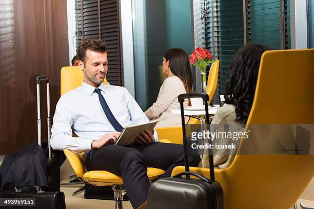 waiting for the flight - celebrities stock pictures, royalty-free photos & images