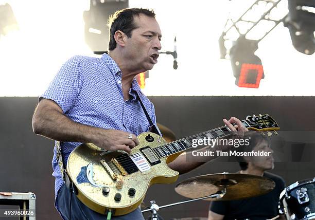 John Reis of Drive Like Jehu performs during the Treasure Island Music Festival on Treasure Island on October 18, 2015 in San Francisco, California.