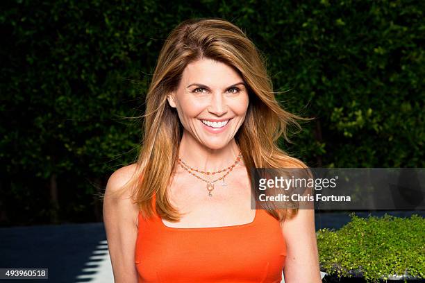 Actress Lori Loughlin is photographed at home for People Magazine on May 19, 2015 in Los Angeles, California.