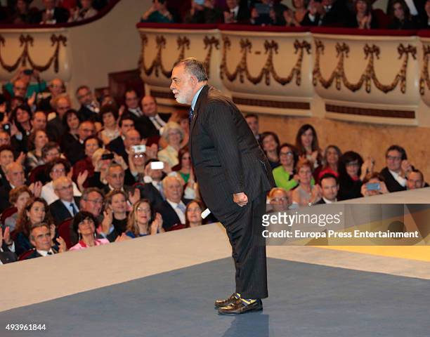 Director Francis Ford Coppola attends the Princess of Asturias award 2015 at the Campoamor Theater on October 23, 2015 in Oviedo, Spain.