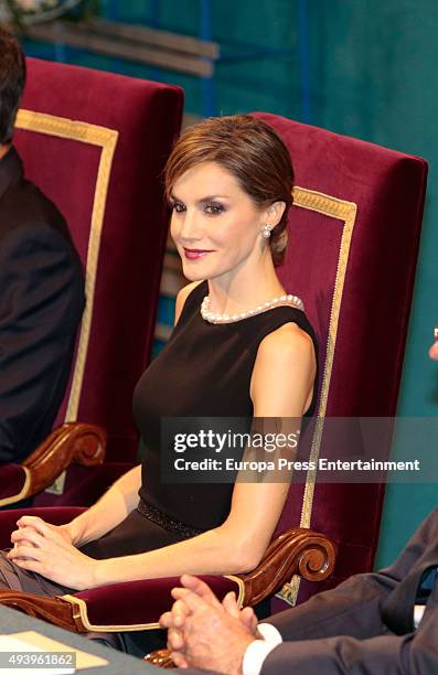 Queen Letizia of Spain attends the Princess of Asturias Awards 2015 at the Campoamor Theater on October 23, 2015 in Oviedo, Spain.