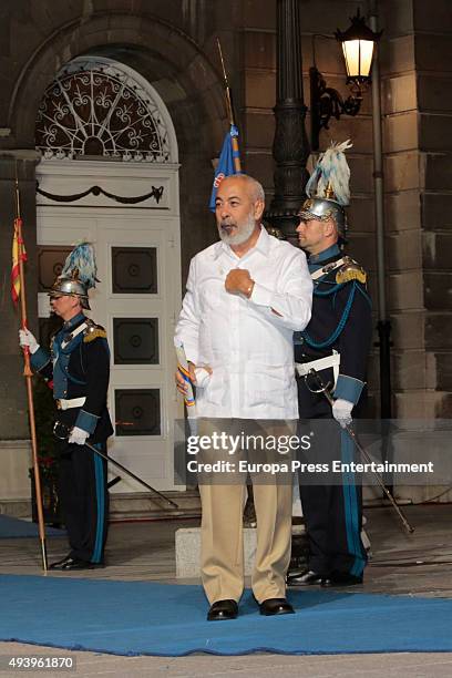 Leonardo Padura attends the Princess of Asturias award 2015 at the Campoamor Theater on October 23, 2015 in Oviedo, Spain.