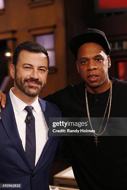 Walt Disney Television via Getty Images's "Jimmy Kimmel Live" returned to the host's hometown of Brooklyn, New York for five original shows which...