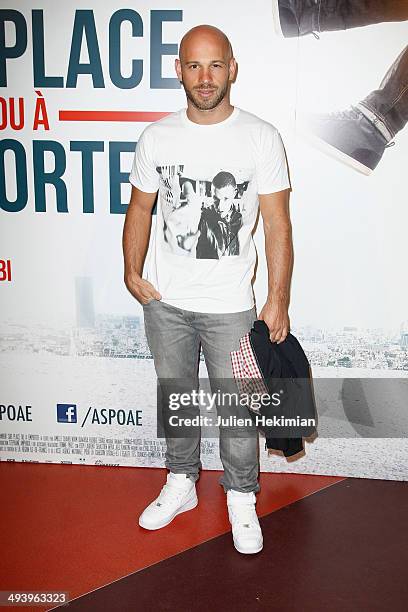 Director Franck Gastambide attends "Amour Sur Place" Paris Premiere at Cinema Gaumont Capucine on May 26, 2014 in Paris, France.