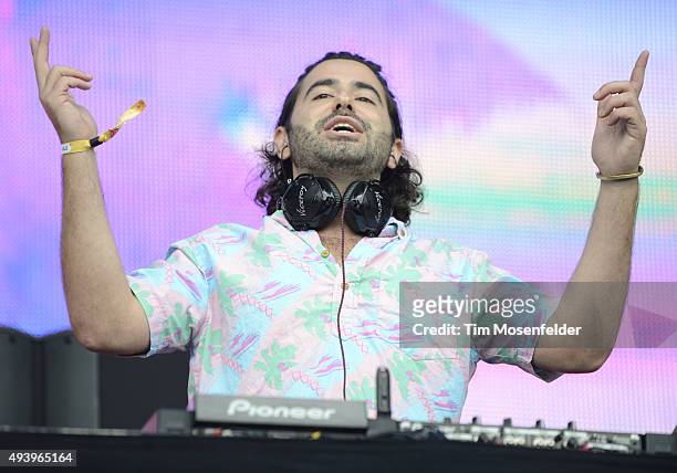 Producer Viceroy performs on Treasure Island at the Treasure Island Music Festival on October 17, 2015 in San Francisco, California.