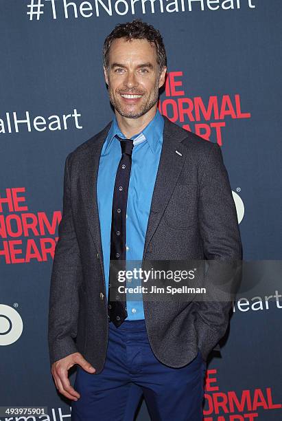 Actor Murray Bartlett attends "The Normal Heart" New York Screening at Ziegfeld Theater on May 12, 2014 in New York City.