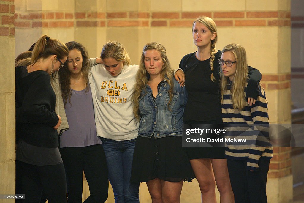 Vigil Held At UCLA For Santa Barbara Shooting Rampage Victims