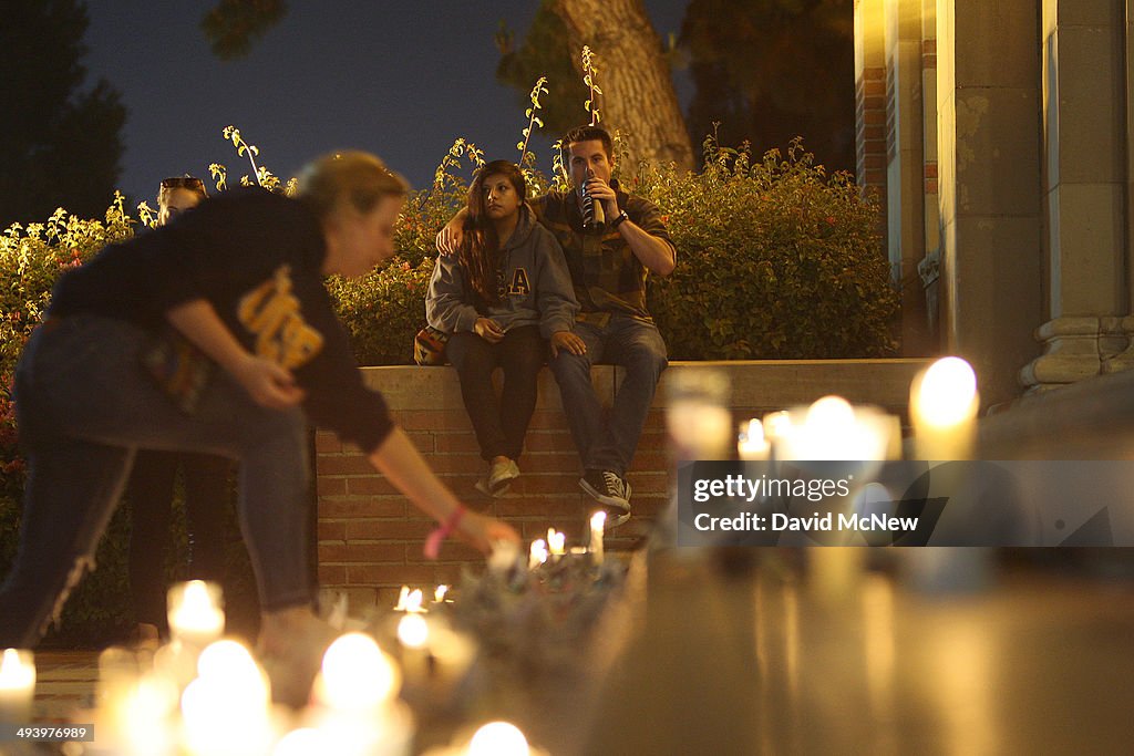 Vigil Held At UCLA For Santa Barbara Shooting Rampage Victims