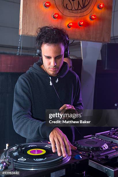 Kieran Hebden, aka Four Tet, performs at 'The Common Good And NTS Presents: In Aid Of Syria Relief UK' at Styx on October 23, 2015 in London, England.