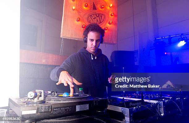 Kieran Hebden, aka Four Tet, performs at 'The Common Good And NTS Presents: In Aid Of Syria Relief UK' at Styx on October 23, 2015 in London, England.