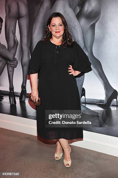 Host Melissa McCarthy attends Brian Atwood's Celebration of PUMPED hosted by Melissa McCarthy and Eric Buterbaugh on October 23, 2015 in Los Angeles,...