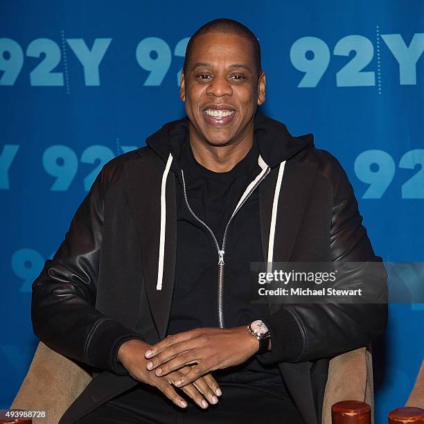 Jay Z attends 92nd Street Y Presents: "Breaking The Chains" of Social Injustice at 92nd Street Y on October 23, 2015 in New York City.