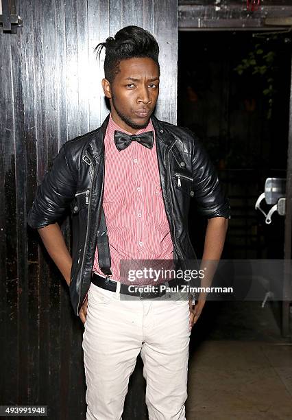 Designer Landon Xavierira attends the Meredith O'Connor Album Release Party benefiting The Carol Galvin Foundation at The Park on October 23, 2015 in...