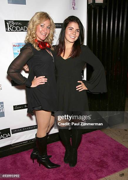 Michelle Lee and DJ Christina attend the Meredith O'Connor Album Release Party benefiting The Carol Galvin Foundation at The Park on October 23, 2015...