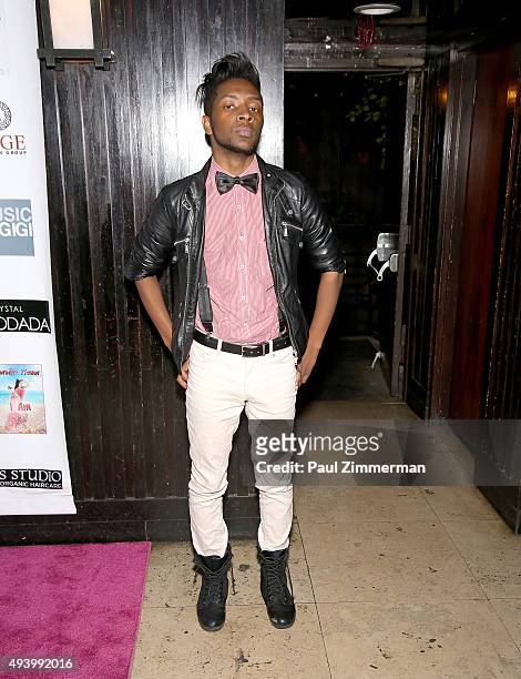 Designer Landon Xavierira attends the Meredith O'Connor Album Release Party benefiting The Carol Galvin Foundation at The Park on October 23, 2015 in...