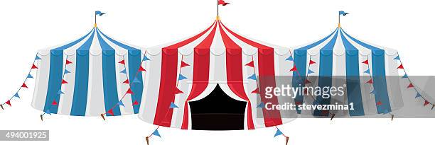 circus tent - school fete stock illustrations