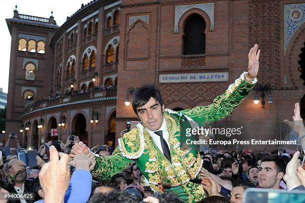 Miguel Angel Perera performs during San Isidro Fair on May 23, 2014 in Madrid, Spain.