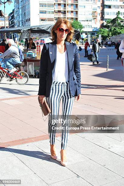 Monica Martin Luque attends San Isidro Fair on May 23, 2014 in Madrid, Spain.