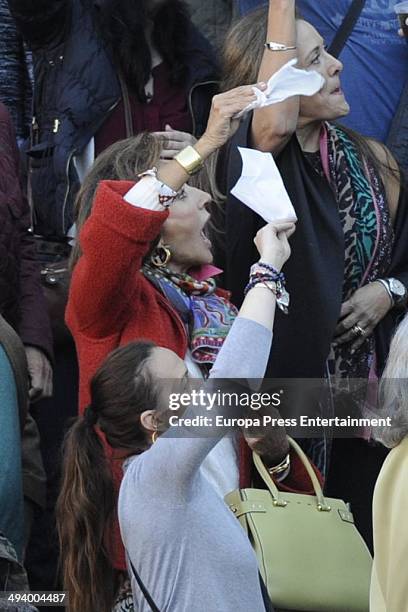 Nati Abascal attends San Isidro Fair on May 23, 2014 in Madrid, Spain.