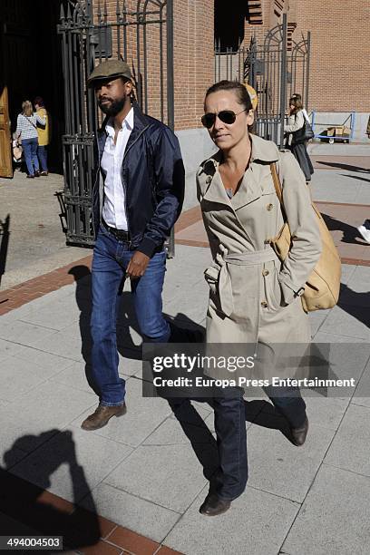 Sonsoles Suarez and Paulo Wilson attend San Isidro Fair on May 23, 2014 in Madrid, Spain.