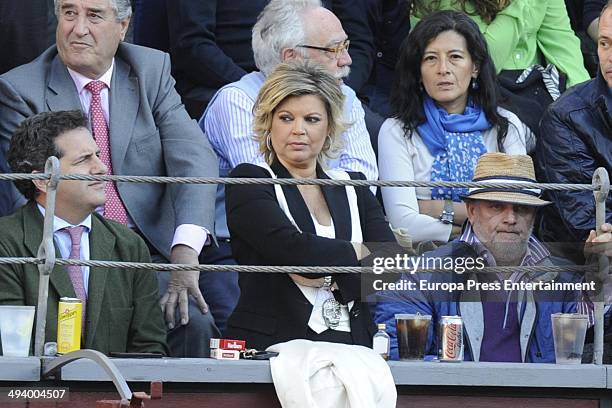 Terelu Campos attends San Isidro Fair on May 23, 2014 in Madrid, Spain.