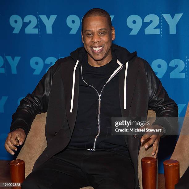 Jay Z attends 92nd Street Y Presents: "Breaking The Chains" of Social Injustice at 92nd Street Y on October 23, 2015 in New York City.