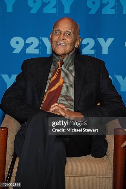 Harry Belafonte attends 92nd Street Y Presents: "Breaking The Chains" of Social Injustice at 92nd Street Y on October 23, 2015 in New York City.