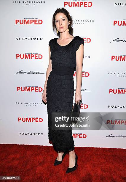 Alex Edenborough attends Brian Atwood's Celebration of PUMPED hosted by Melissa McCarthy and Eric Buterbaugh on October 23, 2015 in Los Angeles,...