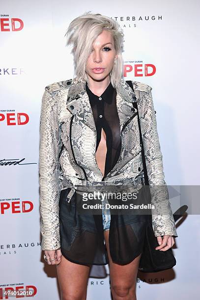 Make-up artist Joyce Bonelli attends Brian Atwood's Celebration of PUMPED hosted by Melissa McCarthy and Eric Buterbaugh on October 23, 2015 in Los...