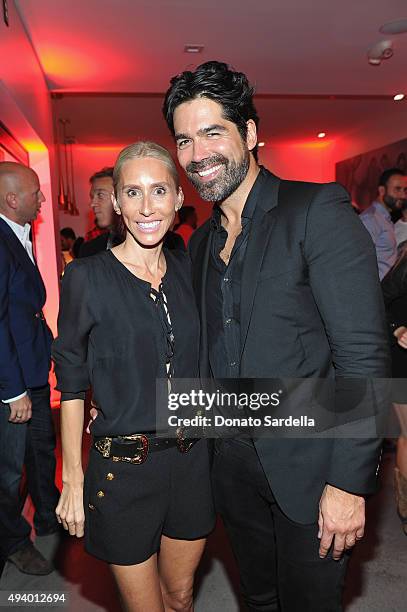 Alexandra von Furstenberg and designer Brian Atwood attend Brian Atwood's Celebration of PUMPED hosted by Melissa McCarthy and Eric Buterbaugh on...