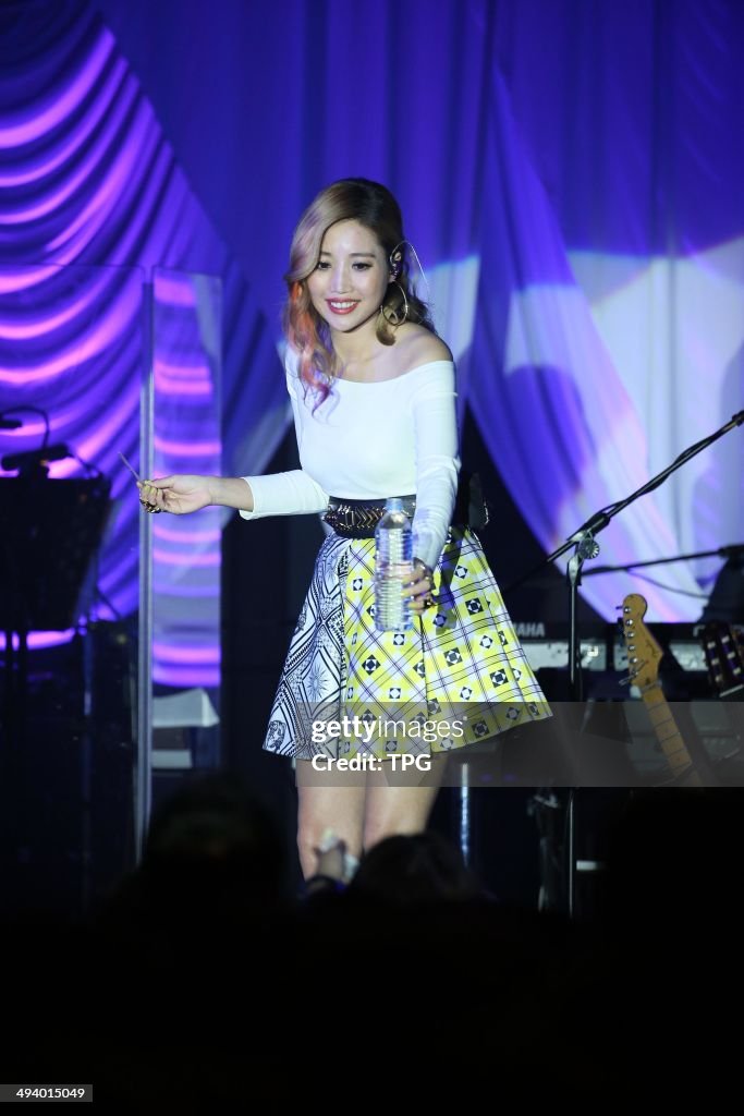 Ah Lin Singer A-Lin holds personal concert at Neo Studio on Sunday May... News ...