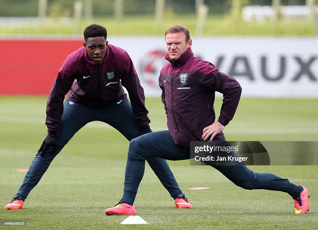 England Training Session And Press Conference