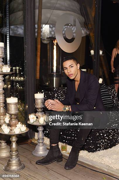 Olivier Rousteing attends Olivier Rousteing & Beats Celebrate In Los Angeles at Private Residence on October 23, 2015 in Los Angeles, California.